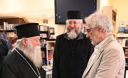 доц. Гочев разговаря с негово високопреосвещенство Ловчански митрополит Гавриил